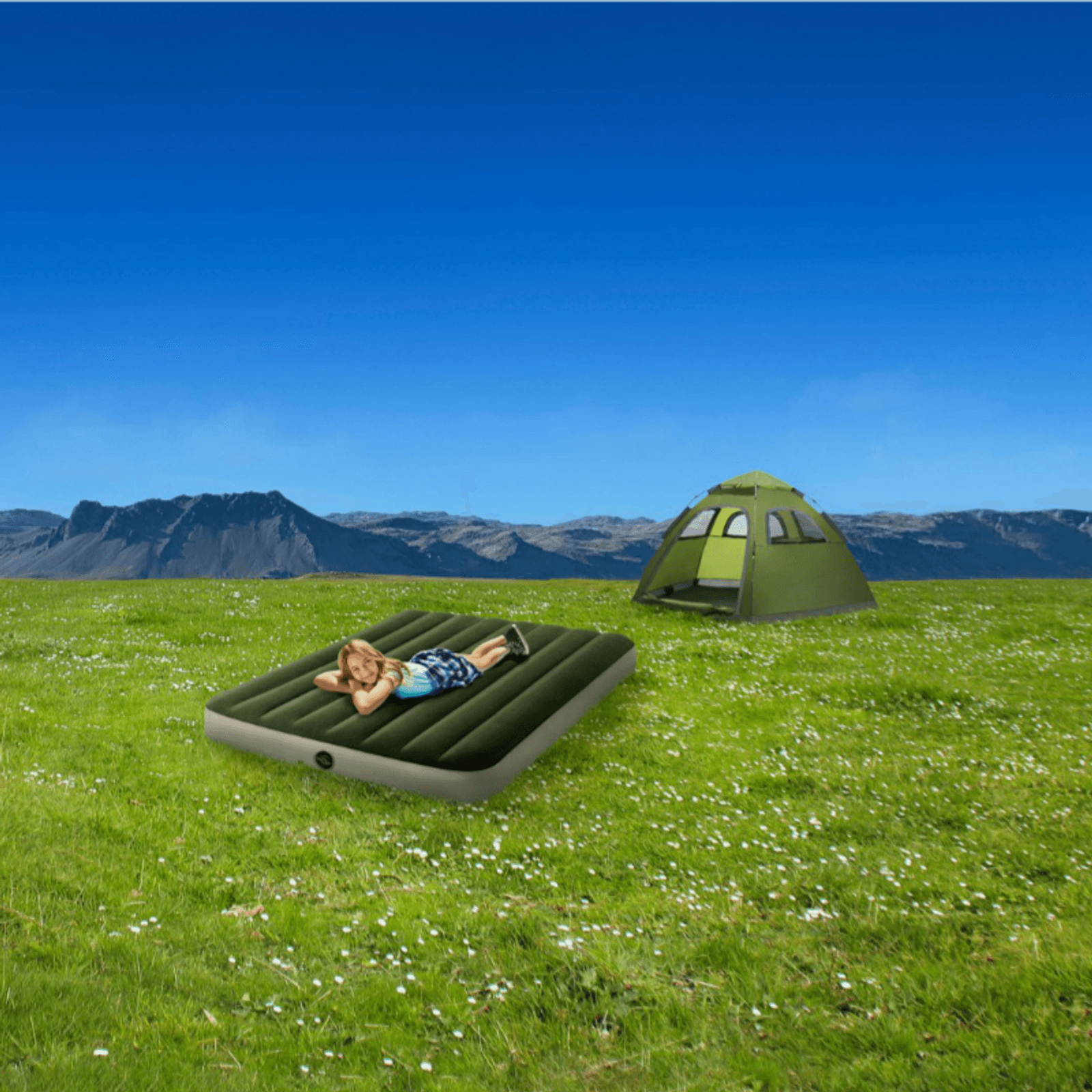 INTEX Dura-Beam® Standard Prestige Air Mattress 10" Full (Pump Not Included) product image 1