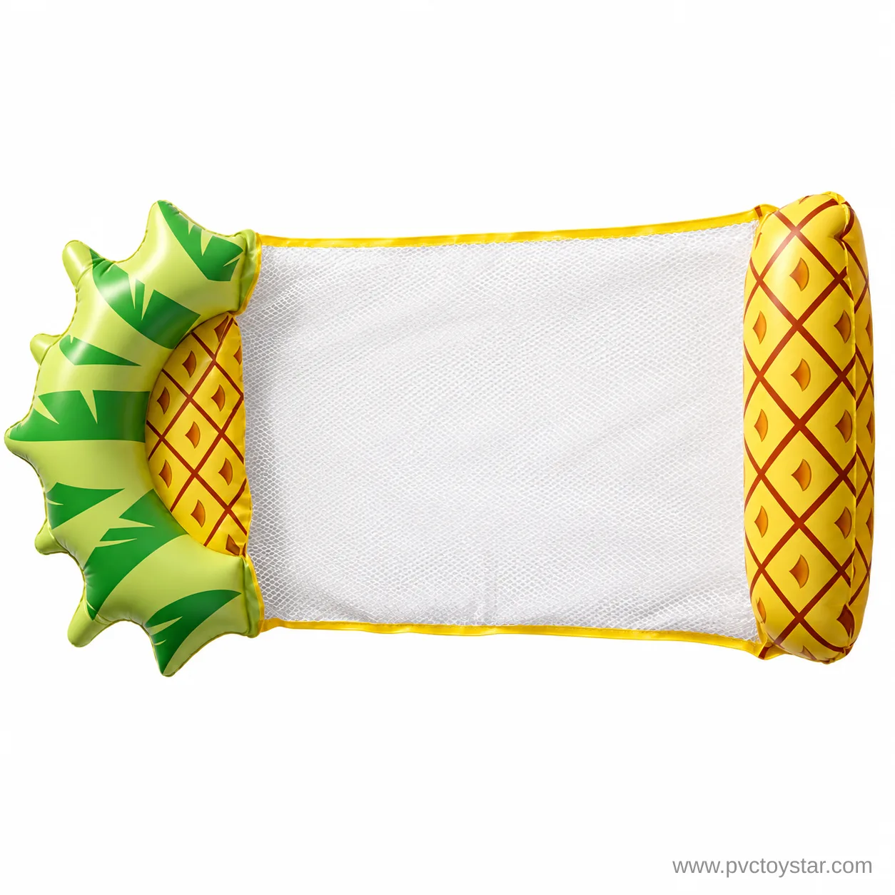 pineapple white fruit mesh hammock pool float