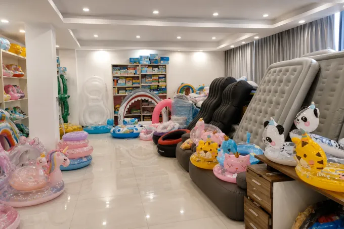 Selection of inflatable product samples